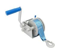 Cabrestante de mano 1500 kg, cabrestante manual con correa de 7,5 m, cabrestante para remolque, barco (3:1, 5:1 y 10:1)