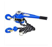 Cabrestante de mano portátil de 0,75 toneladas, elevador manual con cuerda de 1,5 m, herramienta de elevación de manivela ligera, ideal para bricolaje, garaje y uso al aire libre