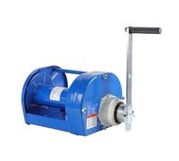 Cabrestante de mano resistente con manivela ajustable, sin cable, ideal para remolques, barcos, vehículos todoterreno, capacidad de peso de 2000 kg