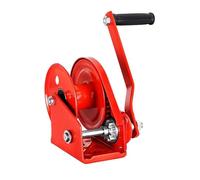 Cabrestante de trinquete manual de alta resistencia, capacidad de carga de 1100 kg, con rodamientos, relación de transmisión 4:1 para uso marino y exterior, perfecto para aplicaciones de navegación y