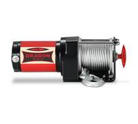 Cabrestante Eléctrico 12V 3000 lbs / 1360 kg - DRAGON WINCH Serie Maverick - Malacate Eléctrico potente 1.4 CV, Cable de Acero 10m para Quad, ATV, UTV, Arados - Mando a Distancia Inalámbrico