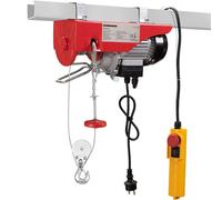Cabrestante Eléctrico 1300W Grúa Elevadora Cable Eléctrico Elevador de Carga Elevación Elevador de Sobrecarga con Control Remoto - 400Kg / 800Kg