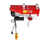 Cabrestante eléctrico, 800 kg, doble cuerda de 10 m, altura de elevación 1350 W, con mando a distancia, 10 m/min, velocidad de elevación, para almacén, construcción, fábrica, garaje