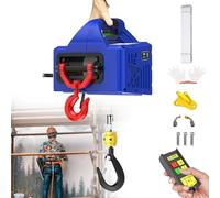 Cabrestante eléctrico con control inalámbrico, grúa polipasto eléctrica portátil 3 en 1, grúa polipasto eléctrica de 220 V, controlable de diversas maneras hasta 160 m, para jardines y bosques, 100