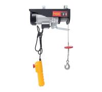 Cabrestante eléctrico con E-Stop, 18 metros, 500 kg, para garaje, almacenes, para uso en fábricas, talleres, hogares