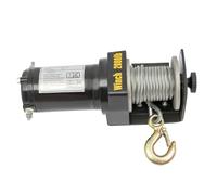 Cabrestante eléctrico de 12 V, 900 kg, con controlador de mango, motor de cobre resistente al agua, para todoterreno, ATV, dispositivo de elevación y tracción, con 6 m de longitud de cuerda