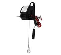 Cabrestante eléctrico de 12v y 300w, tracción de cuerda marina de 907kg, control remoto con cable portátil para coches