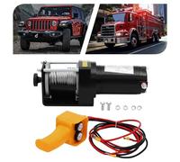 Cabrestante eléctrico de 3000 libras, juego de cabrestante eléctrico Offroad, cabrestante eléctrico con control por cable, IP54, resistente al agua, CC 12 V, 1360,78 kg/3000 lbs