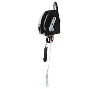 Cabrestante eléctrico de doble control 12 V, protección contra sobrecarga tracción flotante 5000 libras, motor 300 W, cuerda acero 29,53 pies