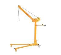 Cabrestante Eléctrico Mini grúas de elevación eléctricas portátiles móviles, elevador Manual multifuncional con marco doméstico plegable con manivela Polipasto Eléctrico(200kg - Hand-cranked)