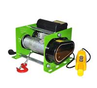 Cabrestante Eléctrico Polipasto De Cuerda De Alambre De 200/600/800 KG, Polipasto Eléctrico Micro, Torno Eléctrico 220v380v 980W/1400W/2200W Polipasto Eléctrico(300 TO 600 KG-3OM CABLE)