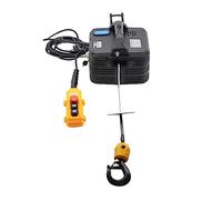 Cabrestante Eléctrico, Polipasto eléctrico, control remoto inalámbrico Aire acondicionado portátil for el hogar Elevador de grúa pequeña Elevador de grúa pequeña(300kg 15m)
