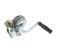 Cabrestante eléctrico resistente de 500 libras - Mini cabrestante de remolque manual con cable de acero de 7 m para automóviles, mejoras del hogar y manejo de carga, fiable y eficiente