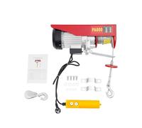 Cabrestante eléctrico y polea de 1300 W con mando a distancia - polipasto de cadena 800 kg de capacidad de carga, 10 m/min velocidad de elevación - cabrestante para taller, almacén