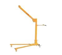 Cabrestante Elevador Mini grúas de elevación eléctricas portátiles móviles, elevador Manual multifuncional con marco doméstico plegable con manivela Montacargas eléctrico(200KG-rack)