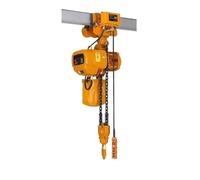Cabrestante Elevador Polipasto eléctrico de cadena, grúa con cabeza fantasma, elevador doméstico pequeño Montacargas eléctrico(Running 3T 4M double)