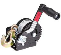 Kerbl Works cabrestante de cable Hand Winch, tracción por cable, acero, cable de acero resistente al desgarro, con freno manual