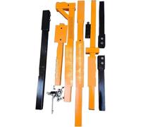 Cabrestante manual con bloqueo automático y soporte plegable (20 m): herramientas de instalación de HVAC esenciales for profesionales(5hp Enhanced Only Bracket)