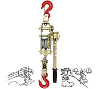 Cabrestante manual con freno, extractor de trinquete de cable portátil para transporte, remolque y elevación sin esfuerzo en construcción, agricultura y actividades al aire libre