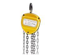 Cabrestante manual de 2200 libras, bloque de cadena de elevación de 1 tonelada con cuerda de elevación, cabrestante portátil resistente para uso al aire libre, barco, remolque y garaje