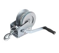 Cabrestante manual de alta carga con gancho de autobloqueo, herramienta de elevación de manivela de mano de 1600 libras para construcción, minería y almacén