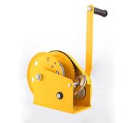 Cabrestante Manual de Alta Resistencia, autoblocante bidireccional, Cable de Acero de 30 m, Capacidad de 1120 kg, Ideal para remolcar y Levantar embarcaciones, Motos acuáticas y remolques (8