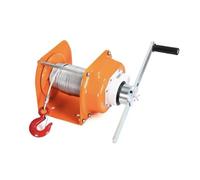 Cabrestante manual de alta resistencia, grúa Manual autoblocante bidireccional 1 tonelada, mango ajustable con cuerda alambre Para uso doméstico(With 20M rope)