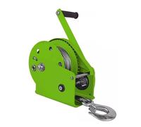 Cabrestante manual de amarre de trinquete de 2 vías resistente para remolques y barcos, relación de transmisión 8:1, capacidad de 1088 kg, perfecto para remolque y anclaje seguros