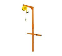 Cabrestante manual de elevación C para exteriores y soporte para una fácil instalación, soporte de 5 HP, cabrestante de bloqueo de 10 m, configuración eficiente del acondicionador de aire