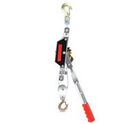 Cabrestante Manual de Engranaje, 2 Toneladas, Extractor de Potencia Portátil con Doble Gancho para Remolque, Cuerda Manual de Arrastre