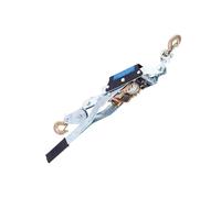 Cabrestante Manual,Estirador de Cuerda Manual,Tirador de Armazón con Trinquete y Doble Gancho | Para Remolque Cercado Tirón Crimpado Jardín Embalaje Instalación Y Enmarcado