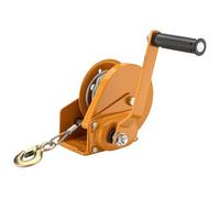 Cabrestante manual hasta 540kg 10m 4:2:1 Polipasto manual Torno de cable forestal Fuerza de tracción