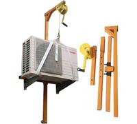 Cabrestante manual resistente para elevación de aire acondicionado, herramienta de capacidad de 300 kg, fácil instalación, esencial para técnicos y profesionales de HVAC