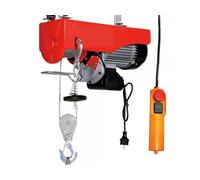 CABRESTANTE POLIPASTO 500-1000KG MALACATE ELECTRICO 230V 1300W CABLE 12M