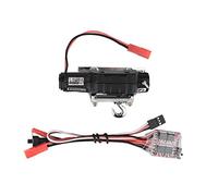 Cabrestante RC, Control Automático con Cable y Oruga, Winch para Coche de Control Remoto, Accesorio para Juegos Simulados y Automóvil Todoterreno