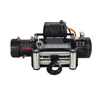 Cabrestante, Torno Eléctrico Del Camión 13500lb, 12V, Cuerda Sintética Con Control Remoto Para Los Remolques Coche 4x4,para garaje(B)