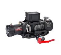 Cabrestante, Torno Eléctrico Del Camión 13500lb, 12V, Cuerda Sintética Con Control Remoto Para Los Remolques Coche 4x4,para garaje(A)