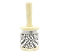 Cabsa - Coctelera de percusión para instrumentos musicales, herramienta de ritmo manivela manual con perlas de acero inoxidable y mango de madera, proporciona un sonido claro | Lecciones de música