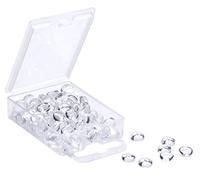 Cabujones de cristal redondo transparente con forma de cúpula de cristal a granel, piedras preciosas pequeñas de imitación para fotos de camafeo, collar, pulsera, aretes, anillos, llaveros