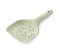 Caca de gato - Tamiz de caja de excrementos, pala de esquina más limpia, pala rápida para excrementos, conveniente, pala para excrementos de gato para el hogar