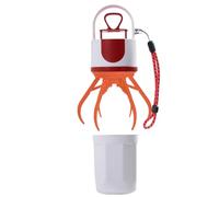 Caca de perro - PP 6,5x6,5x21cm - Pinza de 6 garras | Selector No Touch Pet Póõp con dispensador de bolsillo, higiénico, portátil, fácil de | Senderismo al aire libre, viajes, en a