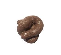 Caca Falsa Caca Artificial Caca de Perro Falsa Broma Broma Juguete Divertido, Caca de Perro Falsa Suave y Pegajosa Turd Novedad Broma Práctica Juguetes Divertidos, Truco Poo