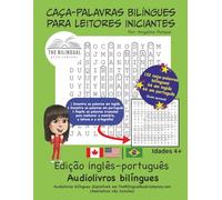 Caça-palavras bilíngues para leitores iniciantes: Edição inglês-português Audiolivro bilíngue