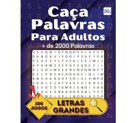 Caça Palavras Para Adultos: Portuguese Word Search For Adults Large Print - Letras Grandes | Livro em português com 100 Jogos & + de 2000 palavras | ... Ferias e Viagens | Sopa de Letras | MEV Games