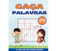 Caça-Palavras para Crianças de 8 a 10 anos.: 32 Jogos para aprender brincando.