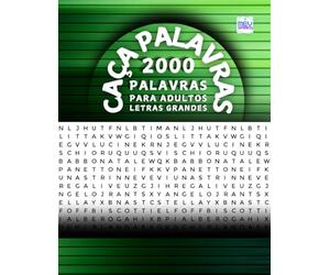Caça Palavras: Portuguese Word Search For Adults Large Print - Letras Grandes | Livro em português com 100 Jogos & + de 2000 palavras | Grande Formato ... Tempos livres, Ferias e Viagens | MEV Games