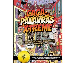 Caça-Palavras Xtreme - Volume 5: 180 Passatempos para Adultos | 25 Palavras por Jogo | Letras Grandes | 4.500 Palavras Ocultas: 4.500 novas palavras. O mesmo nível de sofrimento.