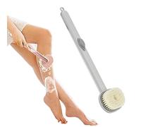 CaCaCook Cepillo de baño líquido con mango largo, cepillo de espalda extraíble, cepillo para el cuerpo, cepillo de ducha, cepillo de espalda para ducha, cepillo exfoliante con recipiente de gel de