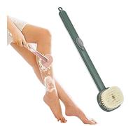 CaCaCook Cepillo de baño líquido con mango largo, cepillo de espalda extraíble, cepillo para el cuerpo, cepillo de ducha, cepillo de espalda para ducha, cepillo exfoliante con recipiente de gel de