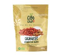 Cacahuetes Sin Tostar Sin Cáscara Ecológicos - 500g. Cacahuete sin sal. Contienen Proteínas Fibras Vitaminas y Minerales. Para Snacks o para Hacer Mantequilla de Maní y en la Cocina.